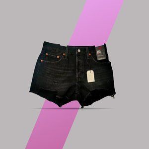 501® HIGH RISE WOMEN'S SHORTS | Color Black | Size 28